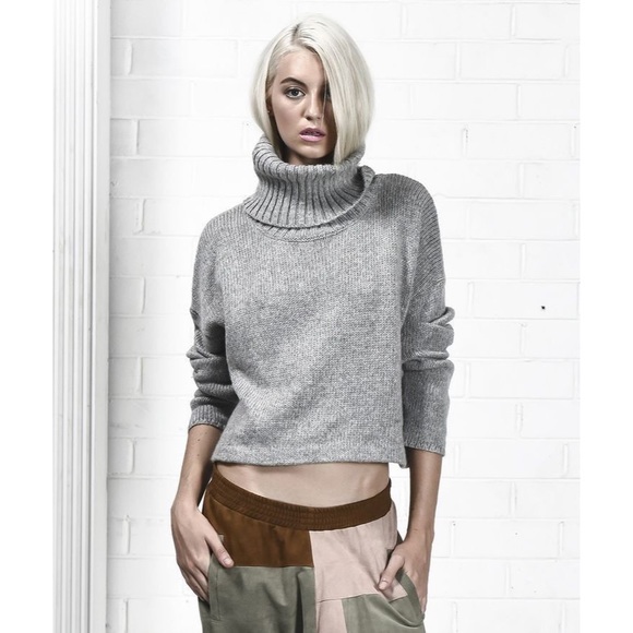 One Teaspoon Entourage Wool Blend Knit Grey XS NWT - Picture 7 of 11